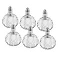thumbnail image 1 of Individual Silver Crystal Zendra Design Salt & Peppers - Gift Boxed 6 Pc Set, 1 of 1