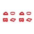 thumbnail image 3 of ZheElen 4piece Non-Stick Silicone Cake Mold Easy To Clean Flexible And Lightweight red 2Set, 3 of 6