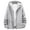 Grey, variant on Winter Jackets For Men Male Spring And Summer Sunscreen Ice Silk Thin Long Sleeved Zipper Hooded Solid Color Jacket Blazer For Men Tops For Men Grey 3XL
