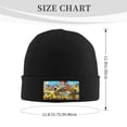 thumbnail image 3 of Junzan Different Construction Site Vehicles Mens Winter Hats Thick Knit Cuff Beanie Cap Beanie Hat, 3 of 7