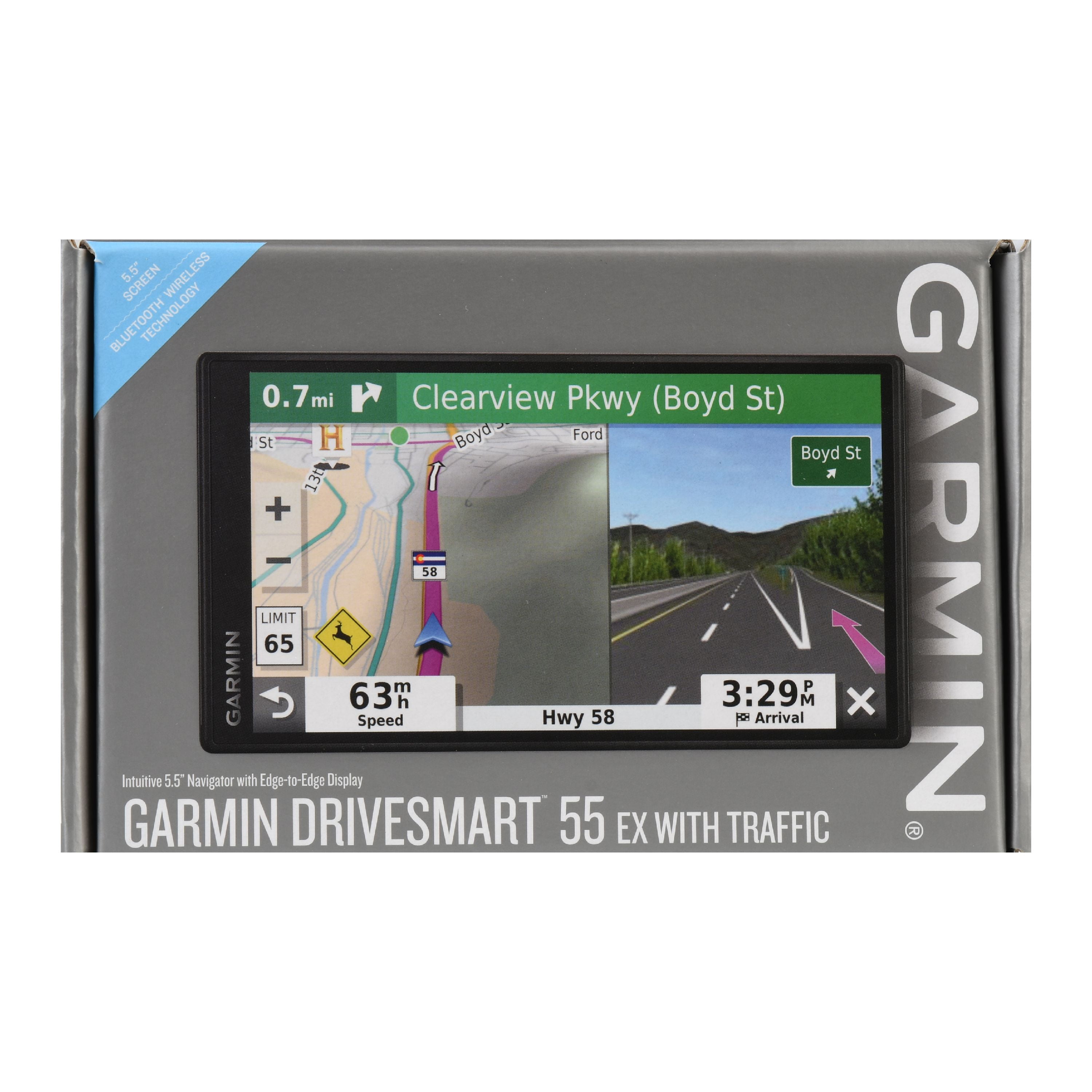 faillissement tumor Ontleden Garmin DriveSmart 55 with traffic EX GPS (Latest Model) - Walmart.com