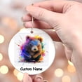 thumbnail image 4 of Personalized Wombat Ornament, Custom Ornament for Animal Lover, Ideal Gift for Men, Women, Best Friend, Gift for Christmas, Birthday, Father's Day, Mother's day, 4 of 5