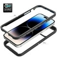 thumbnail image 4 of Feishell Slim Case for iPhone 15 Pro Max 6.7 inch,Shock Absorption Two-layer Protection Hard PC & Soft TPU Transparent Anti-Scratch Lightweight Clear Ultra Thin Phone Case,Darkblue, 4 of 7