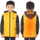 thumbnail image 3 of Billuyoard Chaleco calefactable para niños, chalecos calefactores eléctricos seguros para niños y niñas de Color sólido para exteriores, Suministros térmicos Amarillo/170cm, 3 of 6