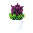 thumbnail image 2 of de 2 plantas en macetas artificiales realistas para oficina en hogar, plantas falsas para decoración de cocina BLESIY Plantas de bonsai en maceta, 2 of 8