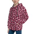 thumbnail image 2 of Daiia Rose Leopard Print for Boys Fashion Hoodies & Sweatshirts with Kangaroo Pocket,Hooded Sweatshirt for Kid, Breathable& Moisture Wicking-X-Large, 2 of 6