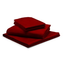 24" EXTRA DEEP POCKETS - 1000-Thread Count 100% Egyptian Cotton Full Sheet Set, Long Staple Cotton, 1000-TC Pure Cotton - Full, Burgundy