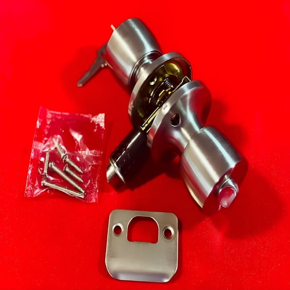 TALENO Interior Keyed Privacy Door Knob Handle Stainless Steel 2 Keys