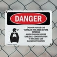 thumbnail image 5 of (2 Pack) Carbon Dioxide Gas Ventilate OSHA Danger Sign 14 Inch X 10 Inch Plastic Sign, Weather Resistant, UV Protected for Workplace, Business, and Construction Site, Made in the USA, 5 of 8