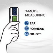 Zewa Infrared Thermometer | Professional Accuracy | Forehead & Ear Non-Touch Measurement | Bluetooth 4.0 | Android & iOS Compatible | Fever Alarm | Free MyHealthConnected App