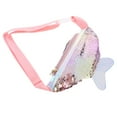 thumbnail image 5 of Eease VALICLUD Mermaid Sequin Fanny Pack for Kid Girl Reversible Waist Bag, 5 of 6