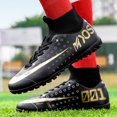 thumbnail image 4 of Botas de fútbol profesionales para hombre, calzado antideslizante, ultraligero, para entrenamiento de césped, 4 of 5