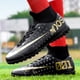 thumbnail image 4 of Botas de fútbol profesionales para hombre, calzado antideslizante, ultraligero, para entrenamiento de césped, 4 of 5