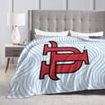 thumbnail image 3 of University of Tampa Fleece Blanket, Very Soft Microfiber Flannel Blanket for Couch Warm and Cozy for All Seasons, 3 of 5