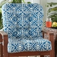 thumbnail image 5 of Greendale Home Fashions Outdoor Tufted 42'' x 21'' Chair Cushion, Indigo, 5 of 9