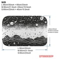 thumbnail image 4 of Universe Planets 309 Non-Slip Memory Foam Bath Rug: Absorbent, Quick-Dry, Machine Washable, Soft & Comfortable - M, 4 of 7