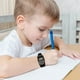 thumbnail image 2 of BRIGHTFUFU 2 relojes calculadoras portátiles de muñeca con funcionamiento geométrico, regalo de cumpleaños para niños, color negro., 2 of 8