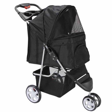 OxGord Pet Stroller Cat/Dog Easy Walk Folding Travel Carriage, 2016 (Best Stroller For Walking With Dogs)