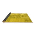 thumbnail image 2 of Ahgly Company Indoor Square Patchwork Yellow Transitional Area Rugs, 5' Square, 2 of 4