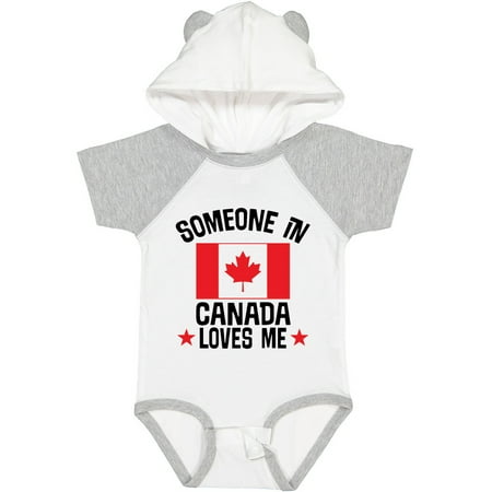 

Inktastic Someone in Canada Loves Me Gift Baby Boy or Baby Girl Bodysuit