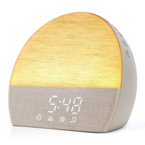 Wake up Light Sunrise Alarm Clock with Sound Machine for Adults Sleep Bedrooms