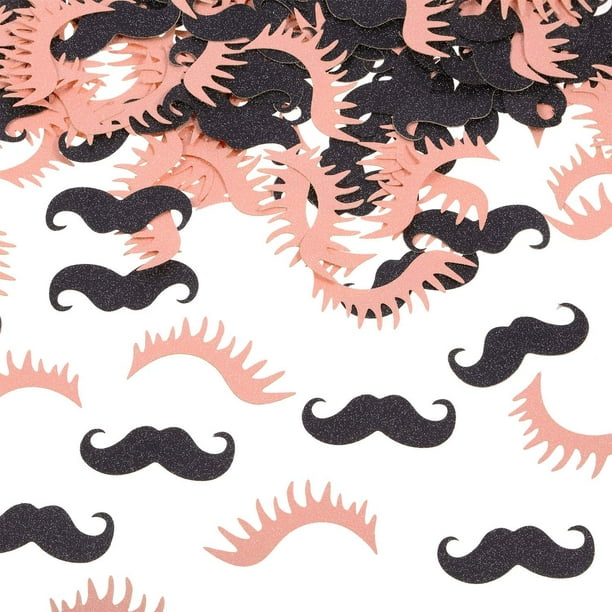 Confettis de Table Anniversaire Moustache Homme