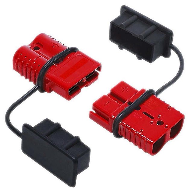 2Pcs Accessory Charging Practical Portable Connecting 50A 600V Pair Plug Battery Trailer Quick Conne