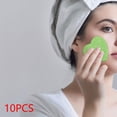 thumbnail image 6 of FITYLE Makeup Facial Sponges Cleanser Sponges Pad Heart Shaped Facial Cleansing Sponges Wood Pulp Face Cleaning Pads for Facials 10pcs, 6 of 10