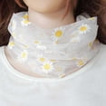 thumbnail image 4 of Summer Infinity Scarf Breathable Mesh Circle Scarf Floral Loop Scarf for Women, 4 of 10