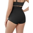 thumbnail image 2 of LELINTA Women Butt Lifter Thong Shapewear Panties Waist Trainer Body Shaper Tummy Control Shapewear Slim Smooth Panty,Size S-2XL Black/Beige, 2 of 8