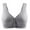 Gray, variant on Women's Front Snaps Bra Comfort Everyday Sports Bras Full Coverage High Support Front Closure Bras for Women & Girls Gray XL
