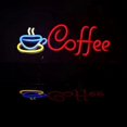 thumbnail image 2 of 1 unidad de neón LED café neón carta arte de pared señal de luz de neón Linda lámpara de neón para cafetería Bar Club fiesta Deco regalo decoración de fiesta, 2 of 3