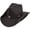 Black, variant on Stetson Men's Roxbury Shapeable Leather Cowboy Western Hat, Black, Small