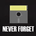 thumbnail image 3 of CafePress - Never Forget Floppy Disks Dark T Shirt - Men's Classic Graphic Cotton T-Shirt, 3 of 4