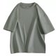 thumbnail image 2 of pstuiky Camisa de manga corta para hombre, Blusa informal de manga corta con cuello redondo y color liso para hombre camisetas de hombre xxxl, 2 of 7