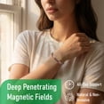 thumbnail image 6 of Wollet Magnetic Copper Bangles Bracelets & Ring for Women, Floral Design, Pure Copper Jewelry Set, Christmas Gift, 6 of 8