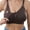 Brown, variant on ‌Women's Cooling Seamless Nursing Bra - Ultra Stretch Ruched Wireless Maternity Bra for Breastfeeding & Sleep, Soft Jelly Strip Comfort Fit Pregnancy Bralette