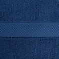 thumbnail image 4 of 6 Pack Medium Bath Towel Set, 100% Ring Spun Cotton (24 x 48 Inches) Medium Lightweight and Highly Absorbent Quick Drying Towels, Premium Towels for Hotel, Spa and Bathroom (Navy), 4 of 12