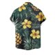 thumbnail image 5 of Mens Casual Manga Corta Botón Abajo Camisas Turndown Cuello Blusa de Impresión, Poliéster Ligero Top de la Moda para el Verano Al Aire Libre Y el Uso Diario, 5 of 6