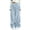 Light Blue, variant on Ninixx Womens Wide Leg Pants Thick Fleece Lined Warm Winter Trousers with Elastic Waist Cozy Loungewear