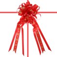 thumbnail image 3 of Unique Bargains 7' Wedding Pull Bows Present Wrapping Bows Large Gift Ribbon Bow Red 10 Pack, 3 of 7