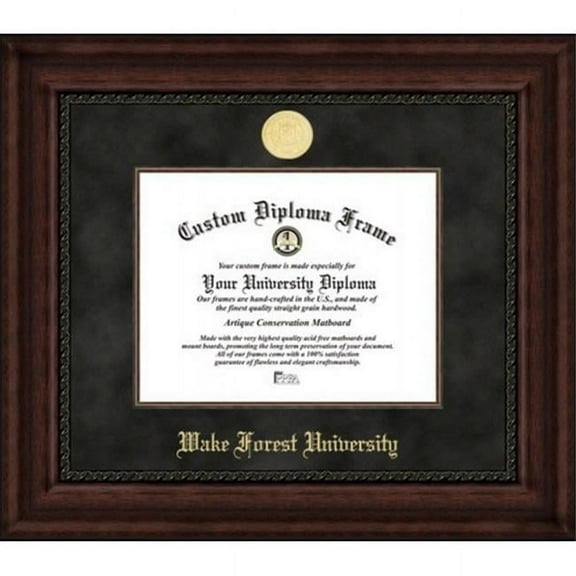 Campusimages NC991EXM Wake Forest University Executive Diploma Frame