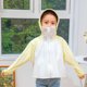 thumbnail image 5 of Penkiiy Chicas Chicas Camisa de manga larga Protección solar Capucha Ligera Entrenamiento atlético Suéter Top Rash Guard para niños 11 Años Amarillo, 5 of 5