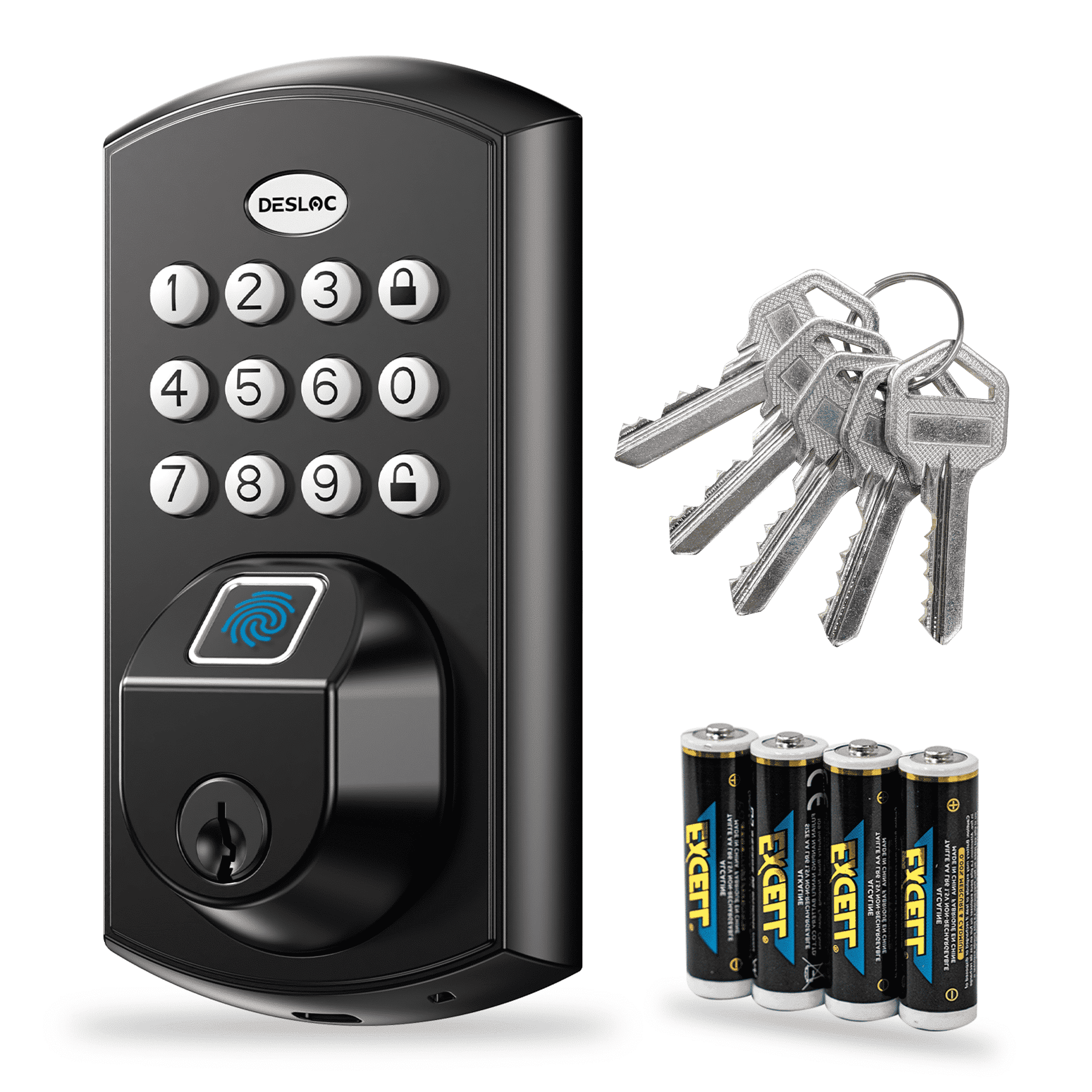 DESLOC A100F Fingerprint Keyless Entry Deadbolt