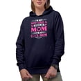 thumbnail image 2 of I'm Not Like a Regular Mom, I'm a Cool Mom, Mother's Day or Birthday, Navy Blue Hooded Sweatshirt or Hoodie, Small, 2 of 5