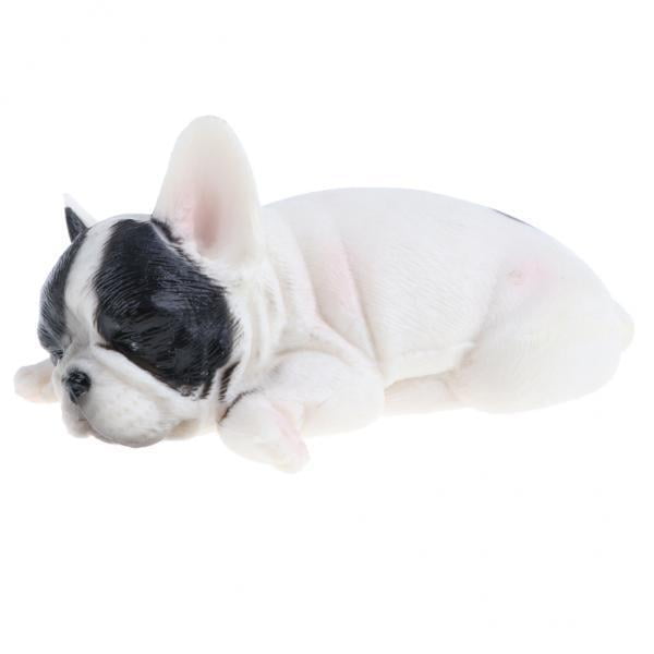 Animal modelo figura juguete estatuilla decoración del hogar dormir francés 6 piezas SM SunniMix Figura de animales de juguete