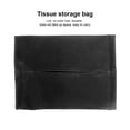 thumbnail image 2 of Sidaley Caja de servilletas para parasol de coche, reposabrazos de cuero PU, soporte de papel, caja de pañuelos, negro Type3 NO3, 2 of 6