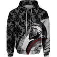 thumbnail image 4 of Sudadera con capucha de otoño con estampado genial de Cross Paladin, ropa para hombre, sudadera con capucha informal para hombre, ropa de calle Harajuku, ropa Y2k, 4 of 5