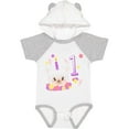 thumbnail image 3 of Inktastic First Birthday Cute Llama Cake Boys or Girls Baby Bodysuit, 3 of 5