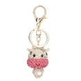 thumbnail image 2 of Cute Keychain, Beautiful Purple Rhinestone Keychain  for Bag Ornament for Car Pendant, 2 of 8